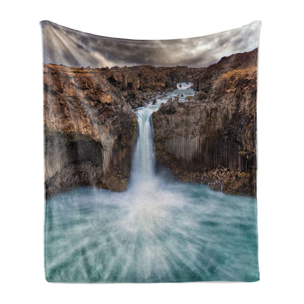 ABAKUHAUS Island Мягкое фланелевое флисовое одеяло, Aldeyjarfoss in North Island Highland Nature, 175 x 230 см, темно-серо-коричневый, морской синий
ABAKUHAUS Island Мягкое фланелевое флисовое одеяло, Aldeyjarfoss in North Island Highland Nature, 175 x 230 см, темно-серо-коричневый, морской синий