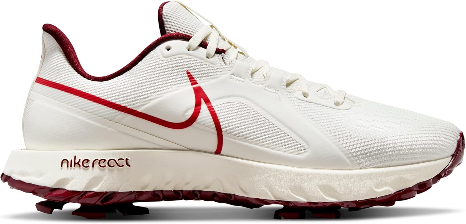 Кроссовки для гольфа NIKE React Infinity Pro CT6620 (парус/красный фьюжн/темно-свекольный 004), Sail Fusion Red Dark Beetroot
Кроссовки для гольфа NIKE React Infinity Pro CT6620 (парус/красный фьюжн/темно-свекольный 004), Sail Fusion Red Dark Beetroot