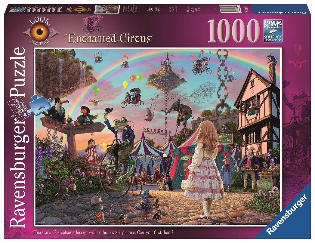 Пазл Ravensburger Enchanted Circus, 1000 шт.
Пазл Ravensburger Enchanted Circus, 1000 шт.