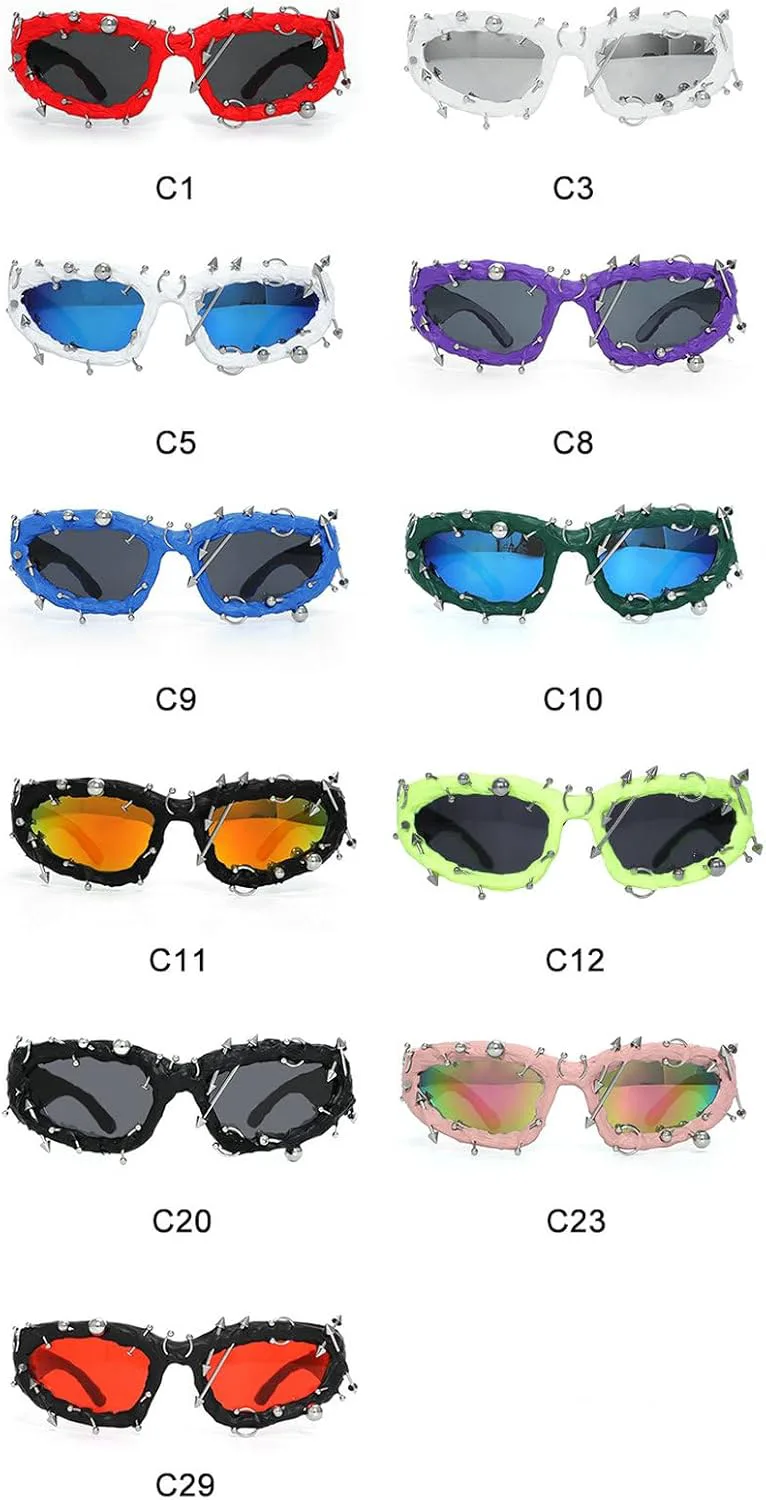 Солнцезащитные очки в стиле Y2K для мужчин и женщин, стильные солнцезащитные очки для уличных вечеринок, персонализированные солнцезащитные очки N45 mincl, Gray Black
Солнцезащитные очки в стиле Y2K для мужчин и женщин, стильные солнцезащитные очки для уличных вечеринок, персонализированные солнцезащитные очки N45 mincl, Gray Black