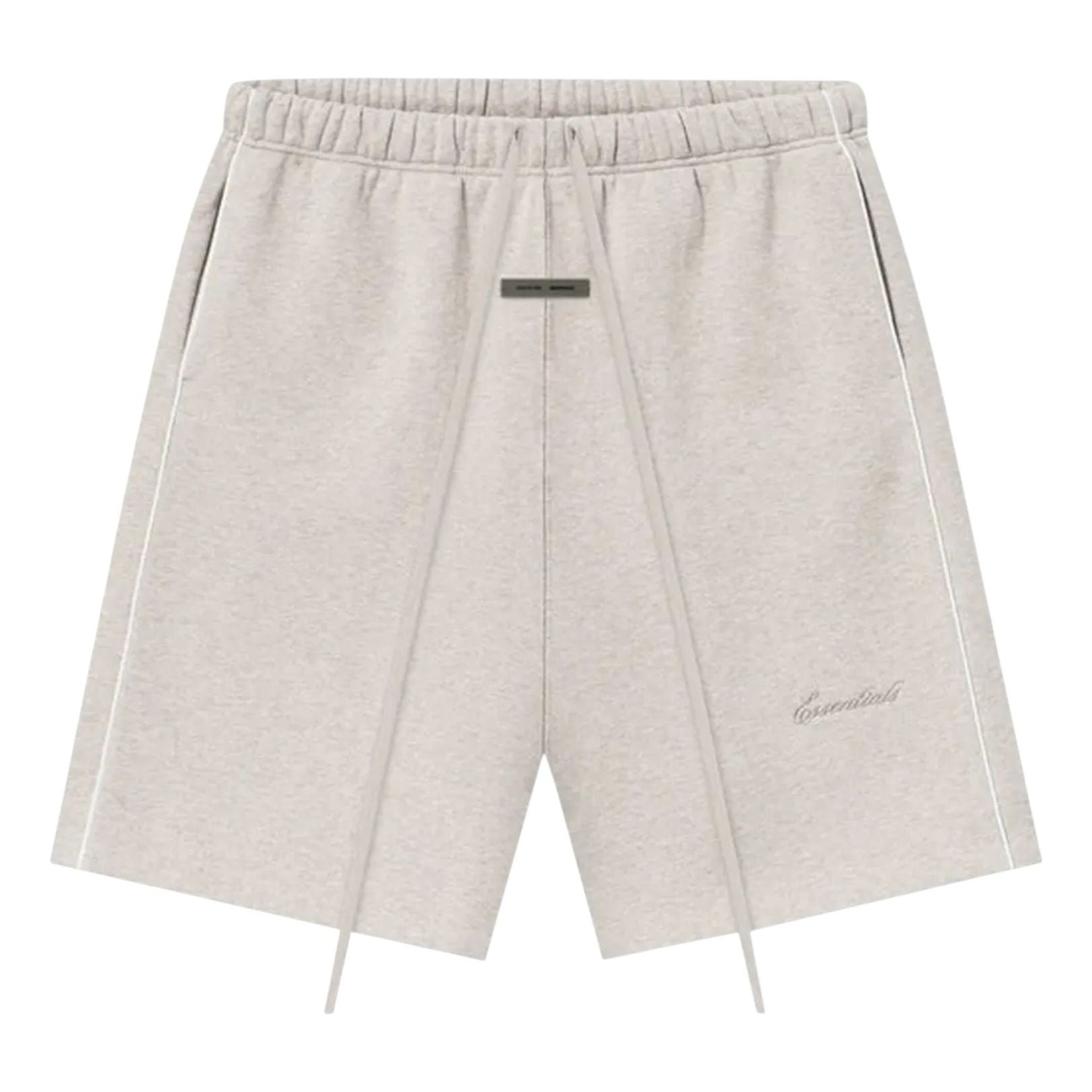 Спортивные шорты из флиса свободного кроя Fear of God Essentials с окантовкой, цвет «Heather Stone Cloud White»
Спортивные шорты из флиса свободного кроя Fear of God Essentials с окантовкой, цвет «Heather Stone Cloud White»