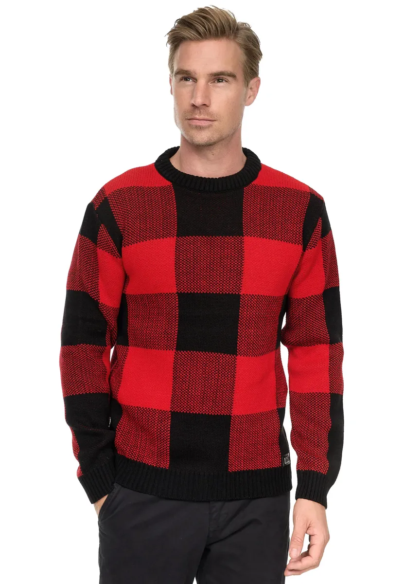 Вязаный свитер Rusty Neal с клетчатым узором, красный
Вязаный свитер Rusty Neal с клетчатым узором, красный