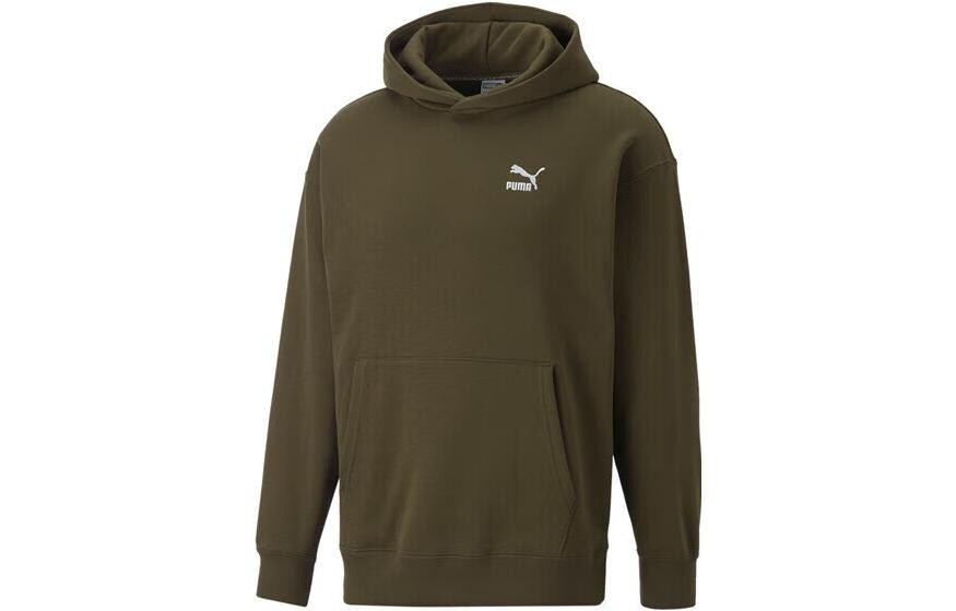 Мужская толстовка Life Series темно-зеленая Puma, темно-зеленый 
Мужская толстовка Life Series темно-зеленая Puma, темно-зеленый