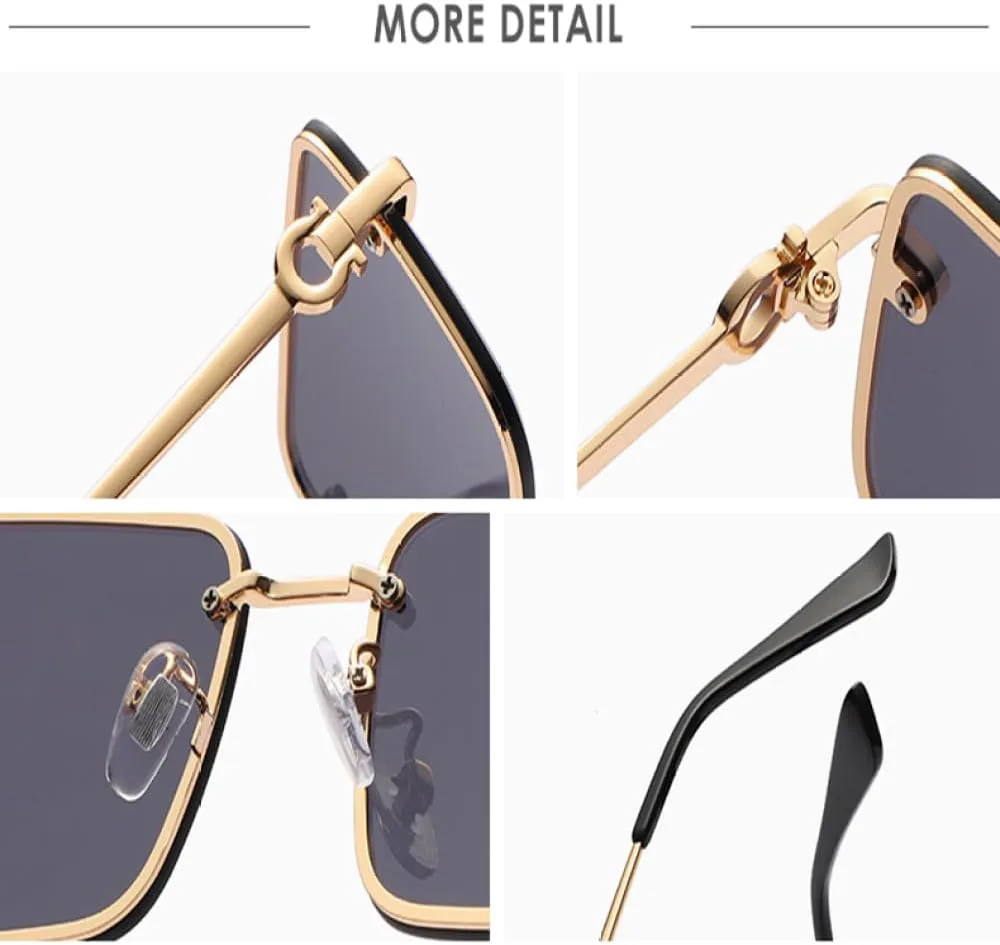 Ретро квадратные солнцезащитные очки для женщин, модные без оправы, градиентные солнцезащитные очки из сплава, женские безрамочные очки UV400 MTZJH, Green
Ретро квадратные солнцезащитные очки для женщин, модные без оправы, градиентные солнцезащитные очки из сплава, женские безрамочные очки UV400 MTZJH, Green