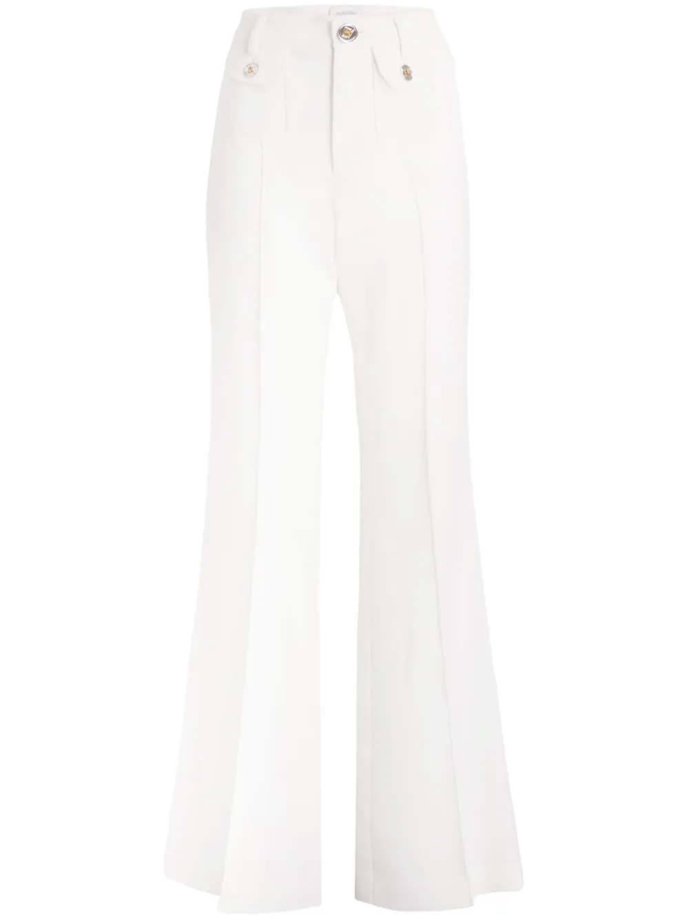 Расклешенные шерстяные брюки Giambattista Valli, белый
Расклешенные шерстяные брюки Giambattista Valli, белый