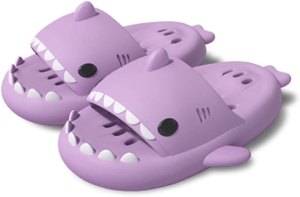 GENYS Милые тапочки для пары с акулами, мягкие тапочки для женщин и мужчин, домашние нескользящие легкие тапочки, повседневные сандалии для дома, массажные тапочки, пурпурный
GENYS Милые тапочки для пары с акулами, мягкие тапочки для женщин и мужчин, домашние нескользящие легкие тапочки, повседневные сандалии для дома, массажные тапочки, пурпурный