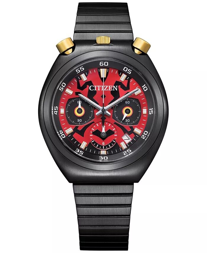 Мужские часы-хронограф со звездными войнами Дартом Молом, черные часы-браслет из нержавеющей стали, 38 мм Citizen
Мужские часы-хронограф со звездными войнами Дартом Молом, черные часы-браслет из нержавеющей стали, 38 мм Citizen