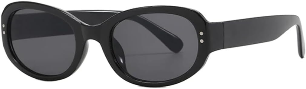 Солнцезащитные очки с защитой UV400 | Маленькие овальные заклепки, цветные линзы | Для женщин и мужчин, для занятий спортом на открытом воздухе и вождения DSVIGF, Black Gray
Солнцезащитные очки с защитой UV400 | Маленькие овальные заклепки, цветные линзы | Для женщин и мужчин, для занятий спортом на открытом воздухе и вождения DSVIGF, Black Gray