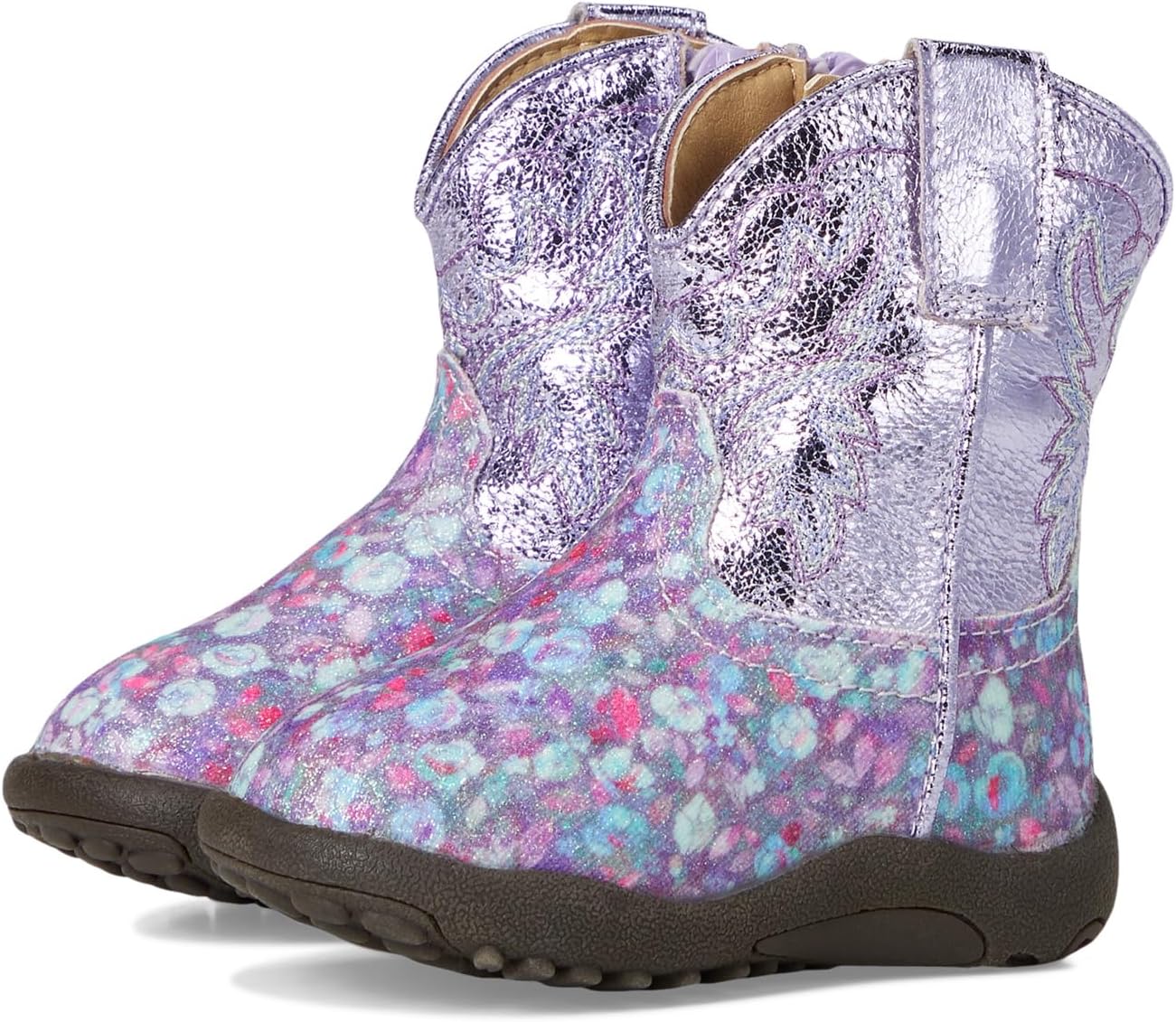 Ботинки Roper Kids Cowbabies Glitter Bloom, Lavender Floral Glitter Vamp
Ботинки Roper Kids Cowbabies Glitter Bloom, Lavender Floral Glitter Vamp