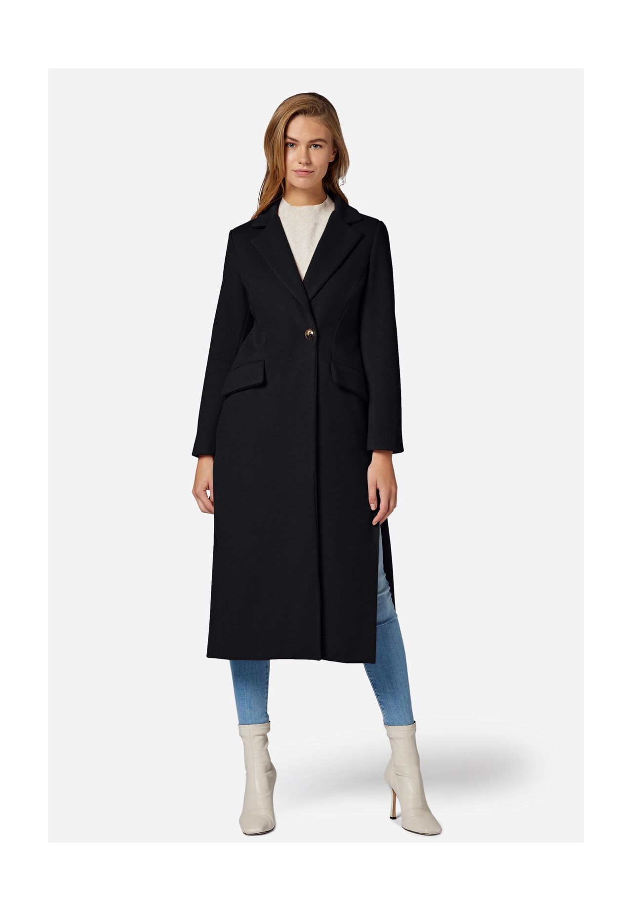 Женское пальто Grazia, женское пальто длиной до икры с разрезом сбоку RICANO, черный
Женское пальто Grazia, женское пальто длиной до икры с разрезом сбоку RICANO, черный