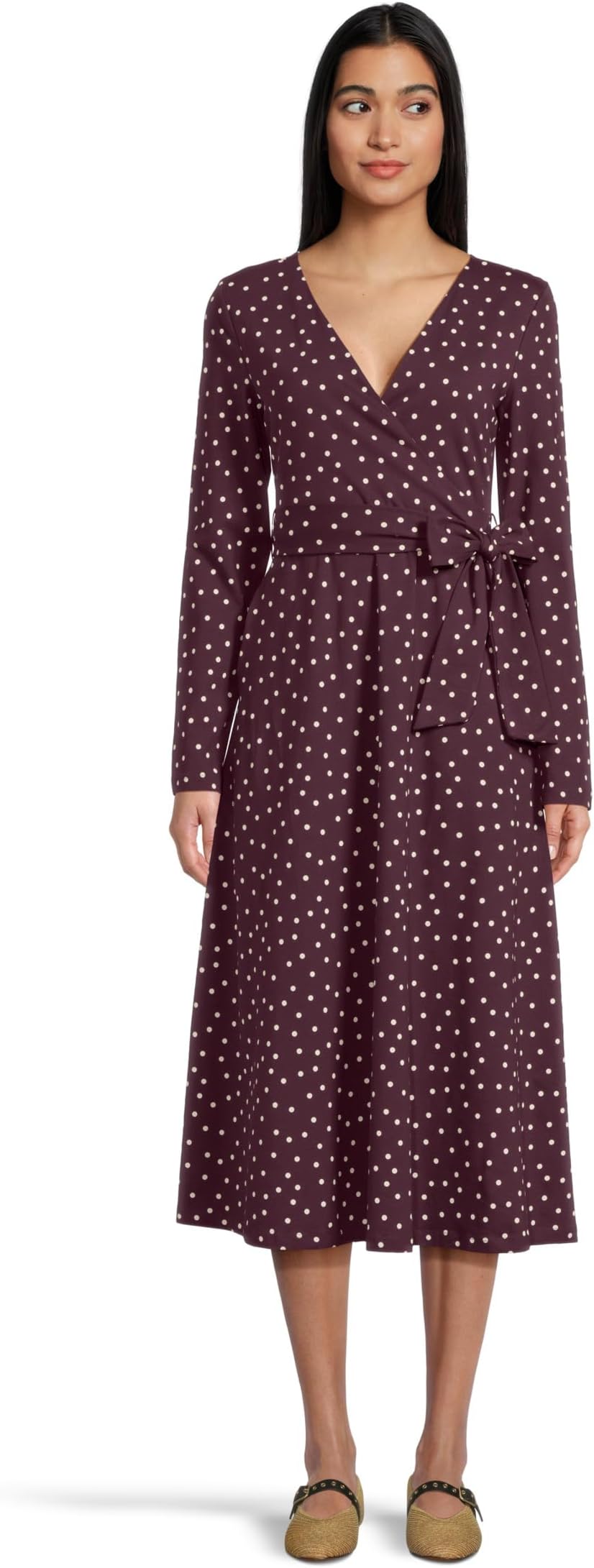 Женское облегающее платье-халат с расклешенным лифом PACT, Berry Polka Dot
Женское облегающее платье-халат с расклешенным лифом PACT, Berry Polka Dot