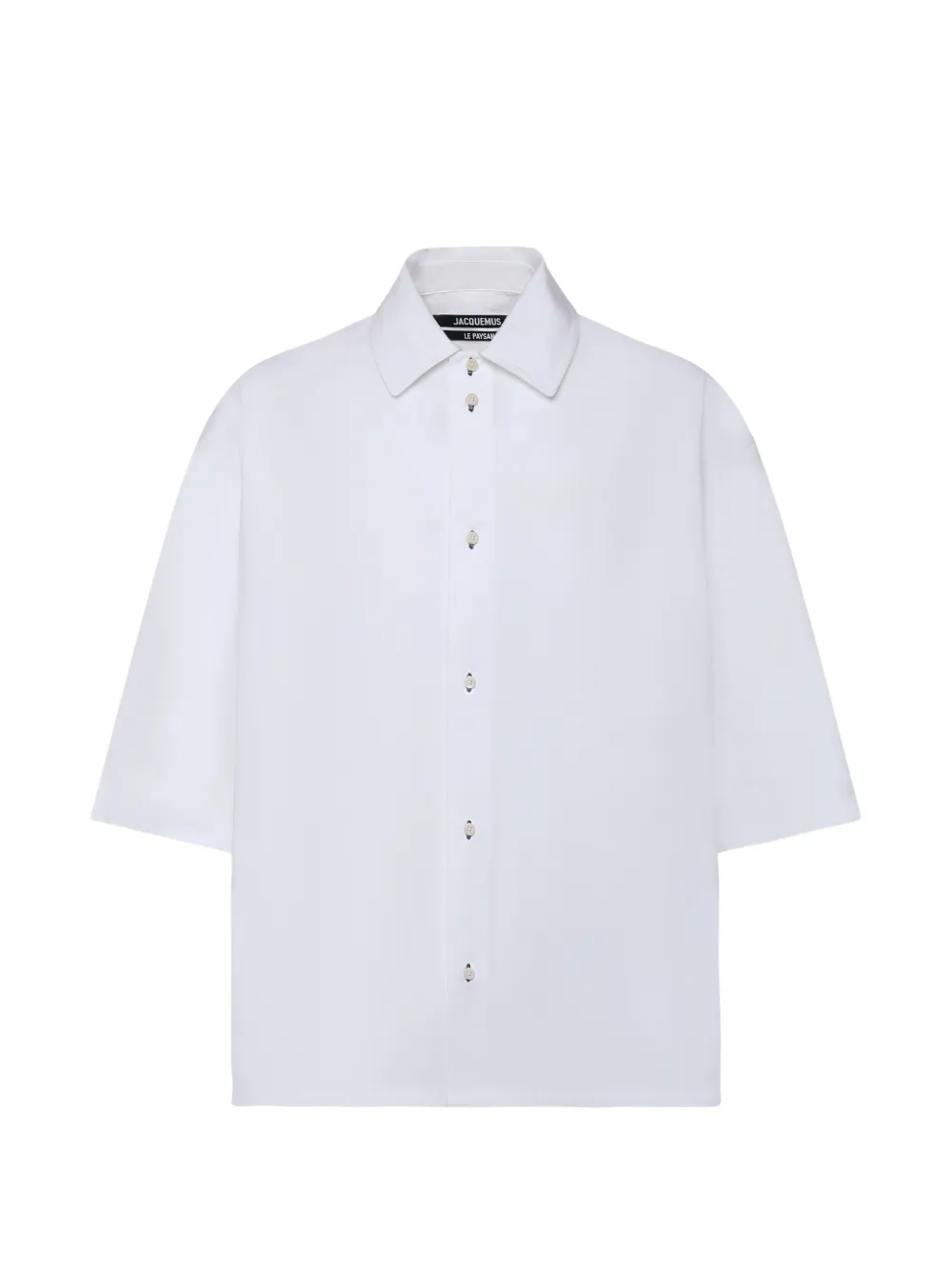 Рубашка на пуговицах The Triangle Jacquemus, белый
Рубашка на пуговицах The Triangle Jacquemus, белый