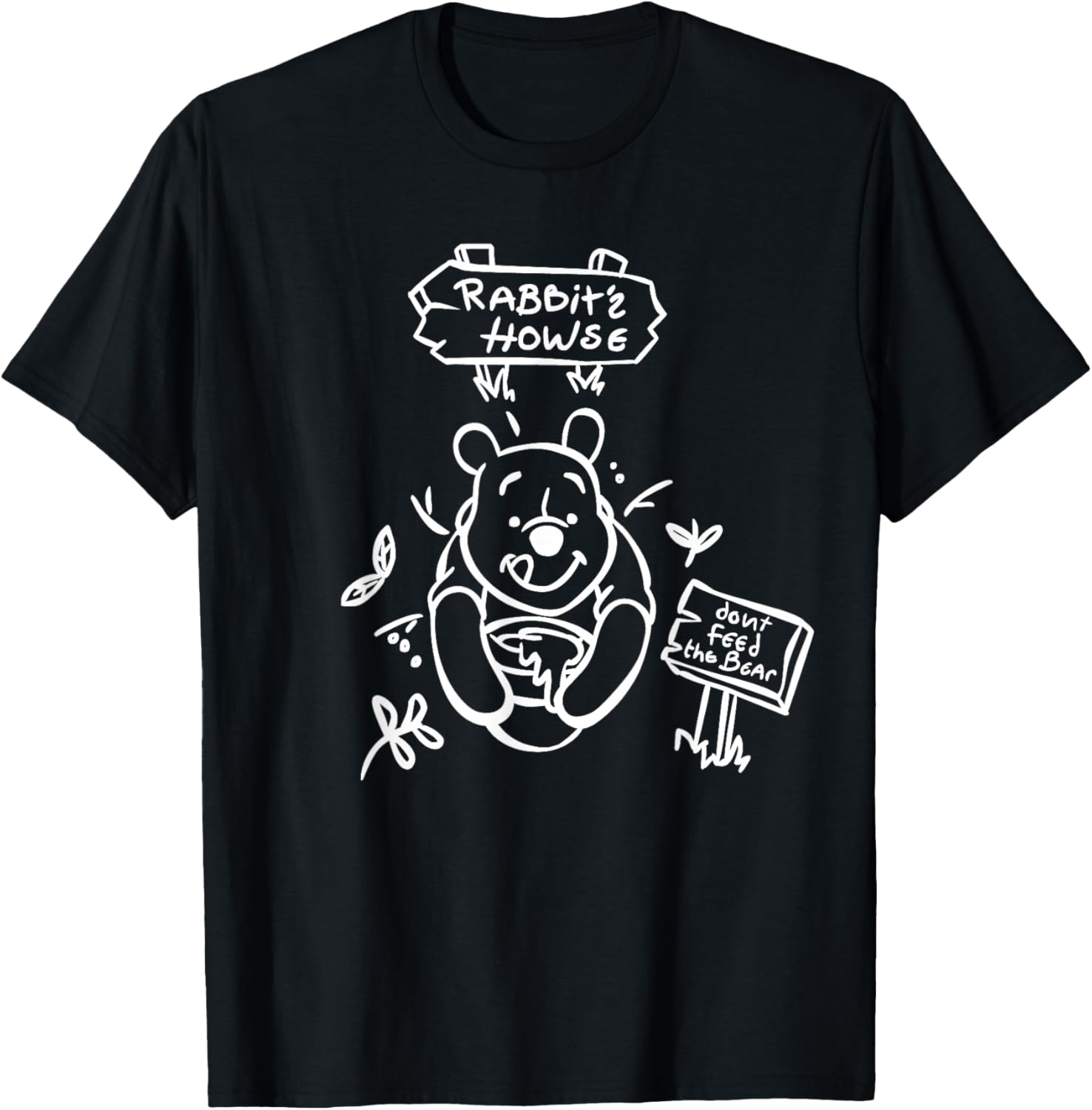 Футболка Disney с рисунком дома кролика Винни-Пуха, черная
Футболка Disney с рисунком дома кролика Винни-Пуха, черная
