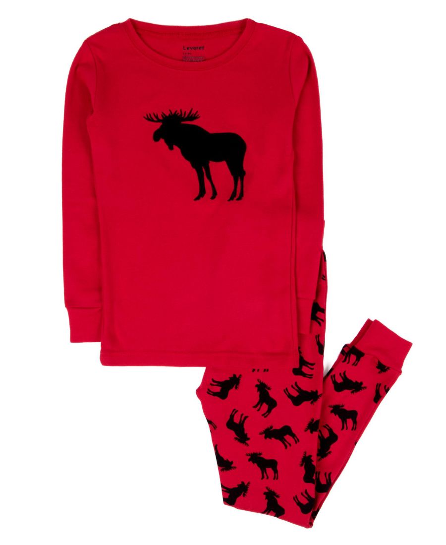 Детская хлопковая пижама из двух частей для праздника Leveret, Moose
Детская хлопковая пижама из двух частей для праздника Leveret, Moose
