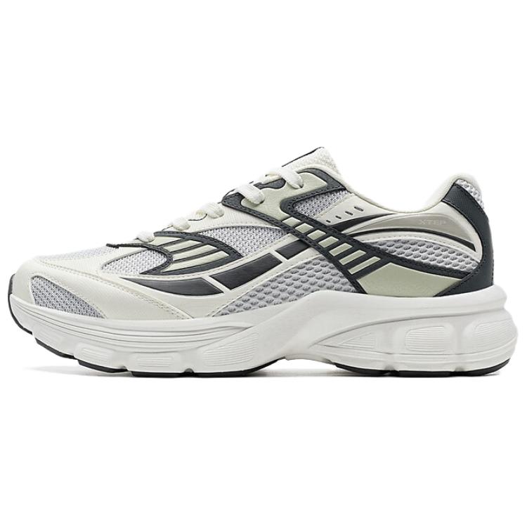 XTEP Износостойкие дышащие низкие повседневные туфли мужские серо-бело-зеленые
XTEP Износостойкие дышащие низкие повседневные туфли мужские серо-бело-зеленые