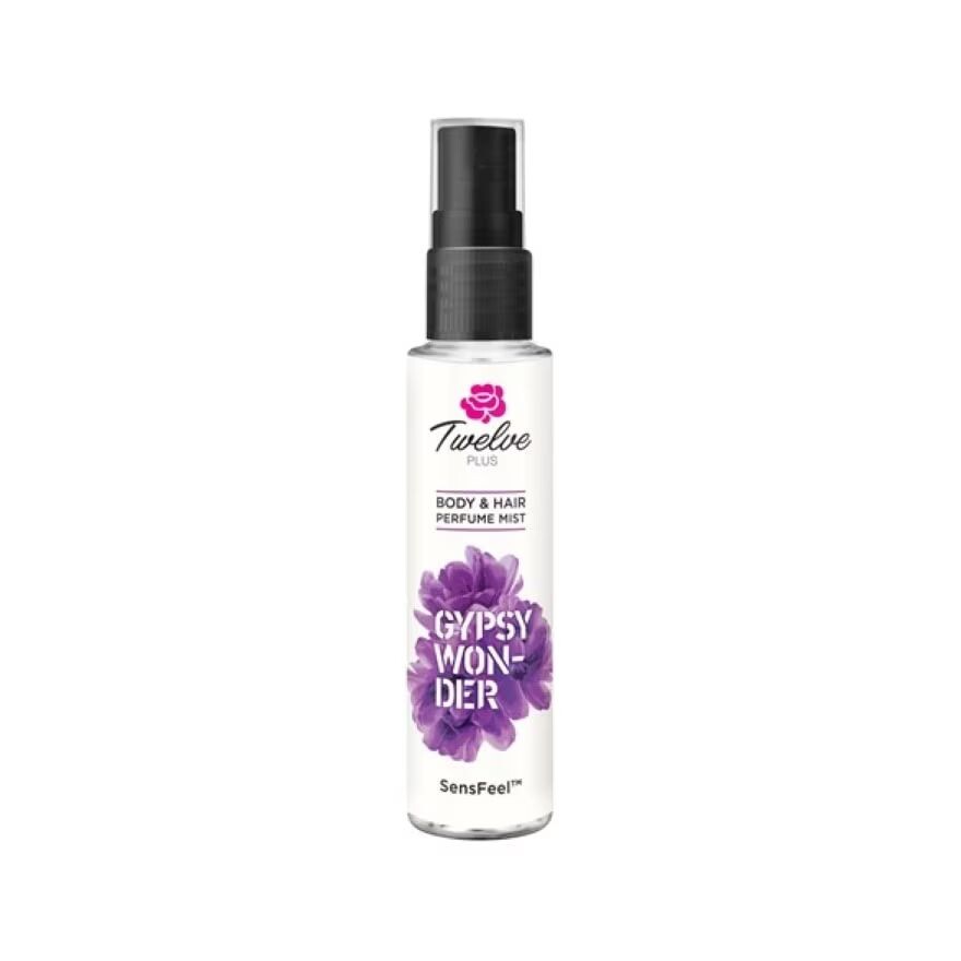 Twelve Plus Парфюмированный туман для волос для тела Gypsy Wonder 25 мл. น้ำหอม สเปรย์น้ำหอม, Purple
Twelve Plus Парфюмированный туман для волос для тела Gypsy Wonder 25 мл. น้ำหอม สเปรย์น้ำหอม, Purple