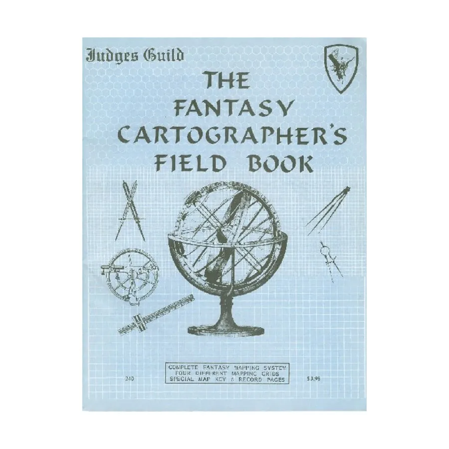 Fantasy Cartographer's Field Book (2nd Printing), Dungeons & Dragons Fantasy Supplements - Maps (Judges Guild), мягкая обложка 
Fantasy Cartographer's Field Book (2nd Printing), Dungeons & Dragons Fantasy Supplements - Maps (Judges Guild), мягкая обложка