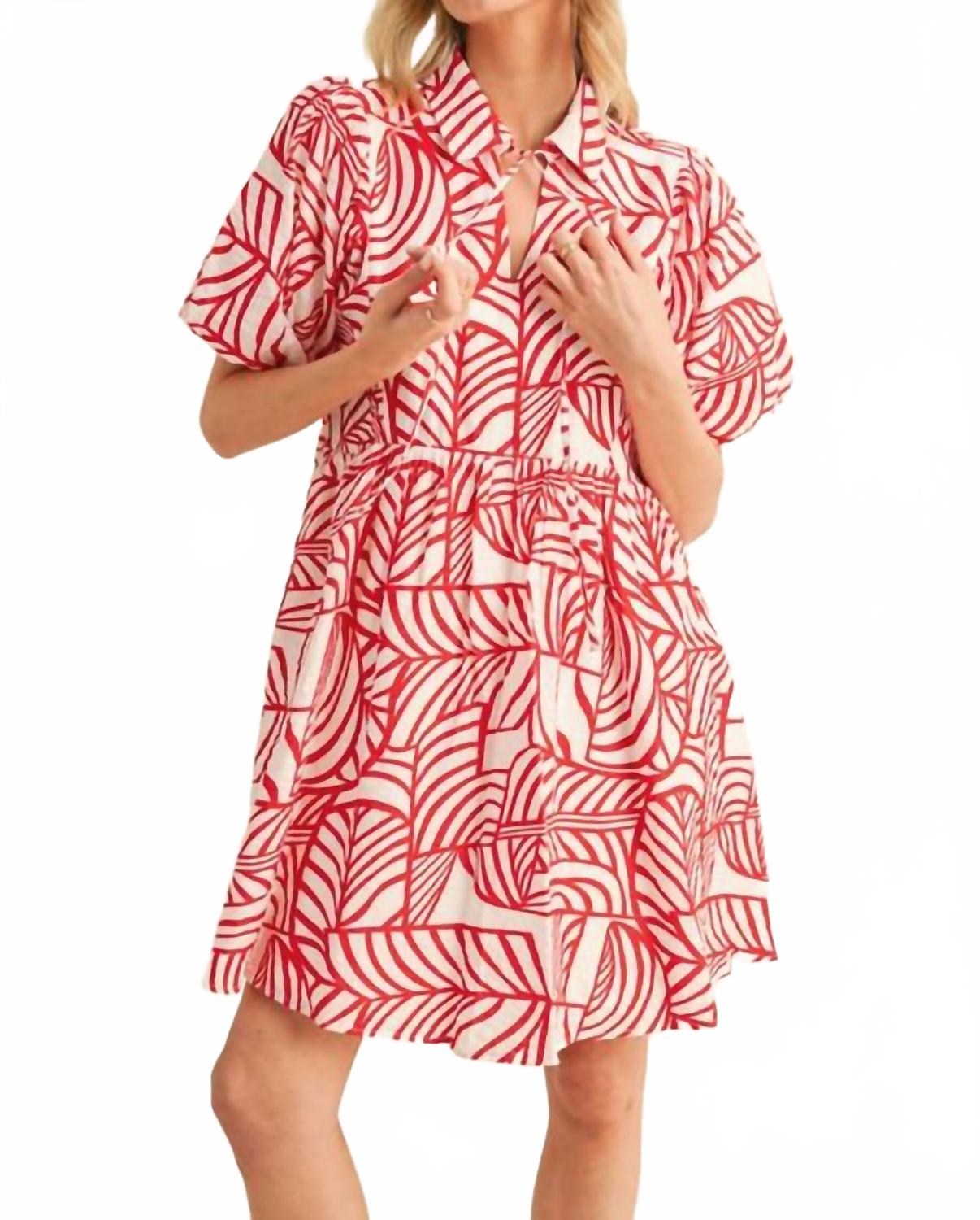 Романтическое платье с абстрактным принтом в красном цвете Jodifl
Романтическое платье с абстрактным принтом в красном цвете Jodifl