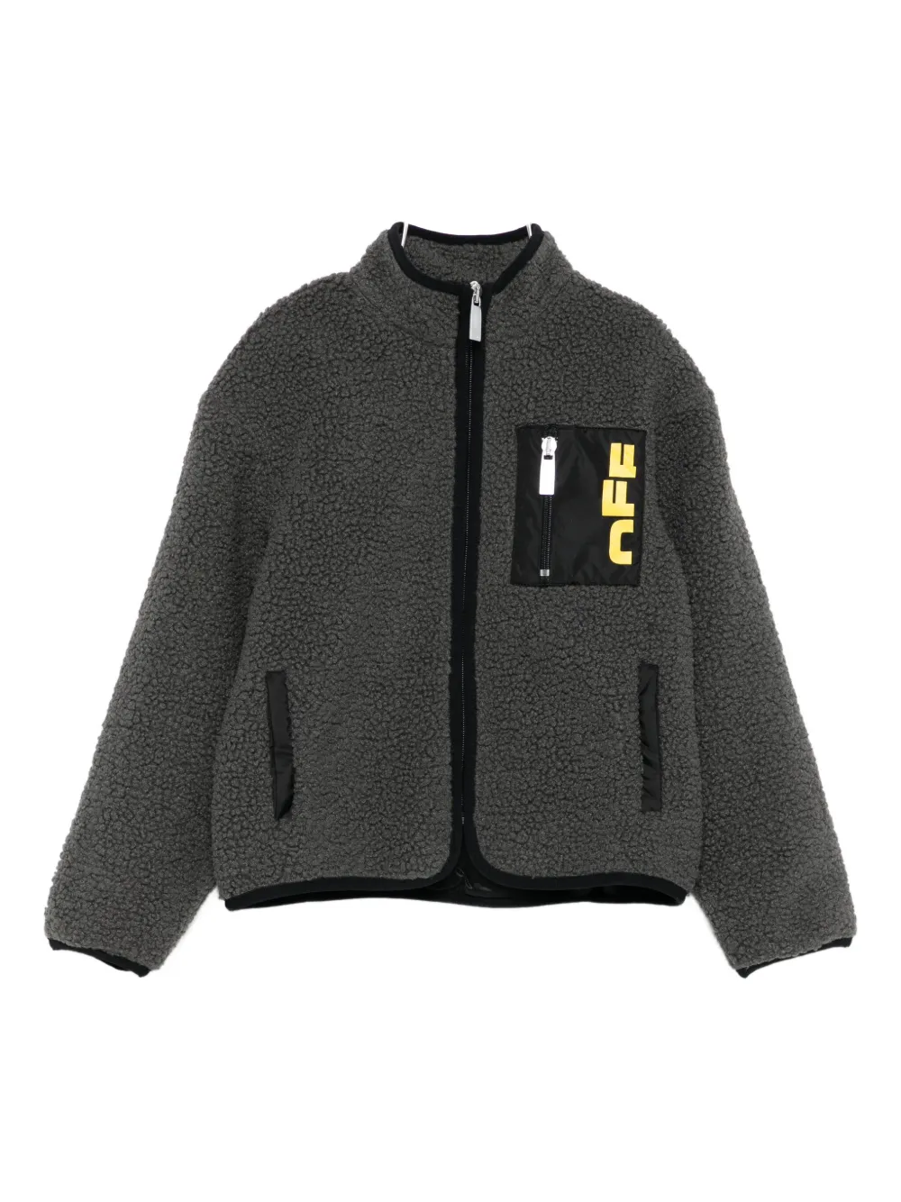 Флисовая куртка на молнии Off-White, серый
Флисовая куртка на молнии Off-White, серый