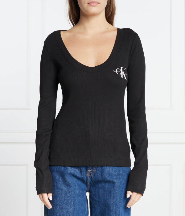 Лонгслив мужской Calvin Klein Jeans с глубоким вырезом, черный
Лонгслив мужской Calvin Klein Jeans с глубоким вырезом, черный