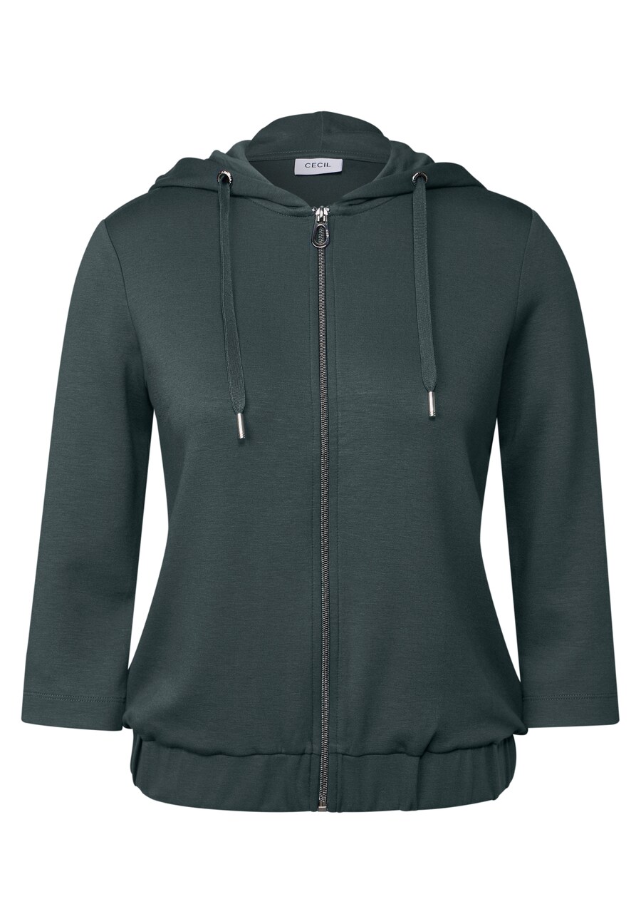 Толстовка с капюшоном на молнии CECIL, темно-зеленый
Толстовка с капюшоном на молнии CECIL, темно-зеленый