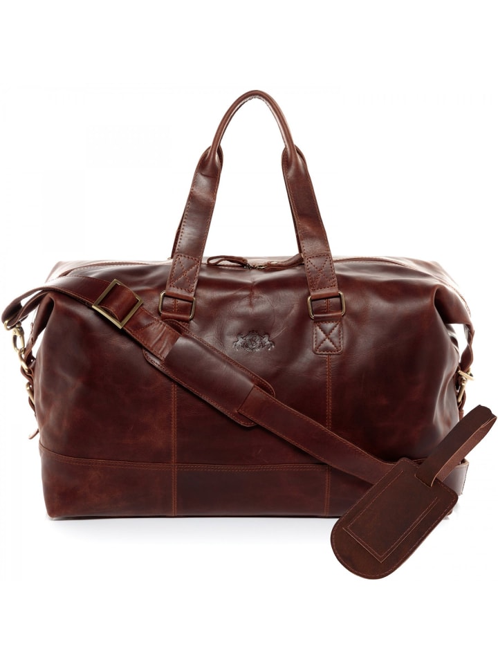 SID & VAIN Большая кожаная дорожная сумка YALE Weekender, ручная кладь, натуральная кожа, коричневый цвет
SID & VAIN Большая кожаная дорожная сумка YALE Weekender, ручная кладь, натуральная кожа, коричневый цвет