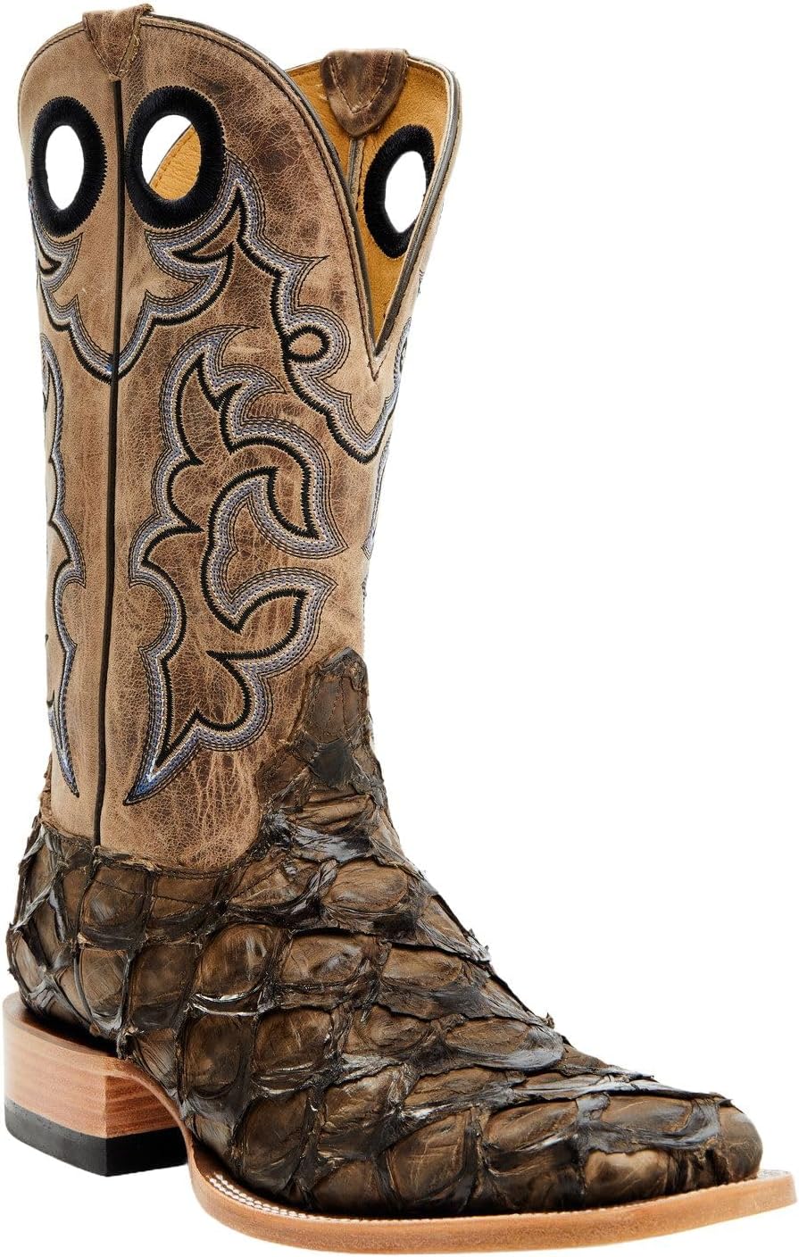 Мужские экзотические вестерн-бутсы Cody James Pirarucu с широкой квадратной ноской - Bbme-328, коричневый
Мужские экзотические вестерн-бутсы Cody James Pirarucu с широкой квадратной ноской - Bbme-328, коричневый