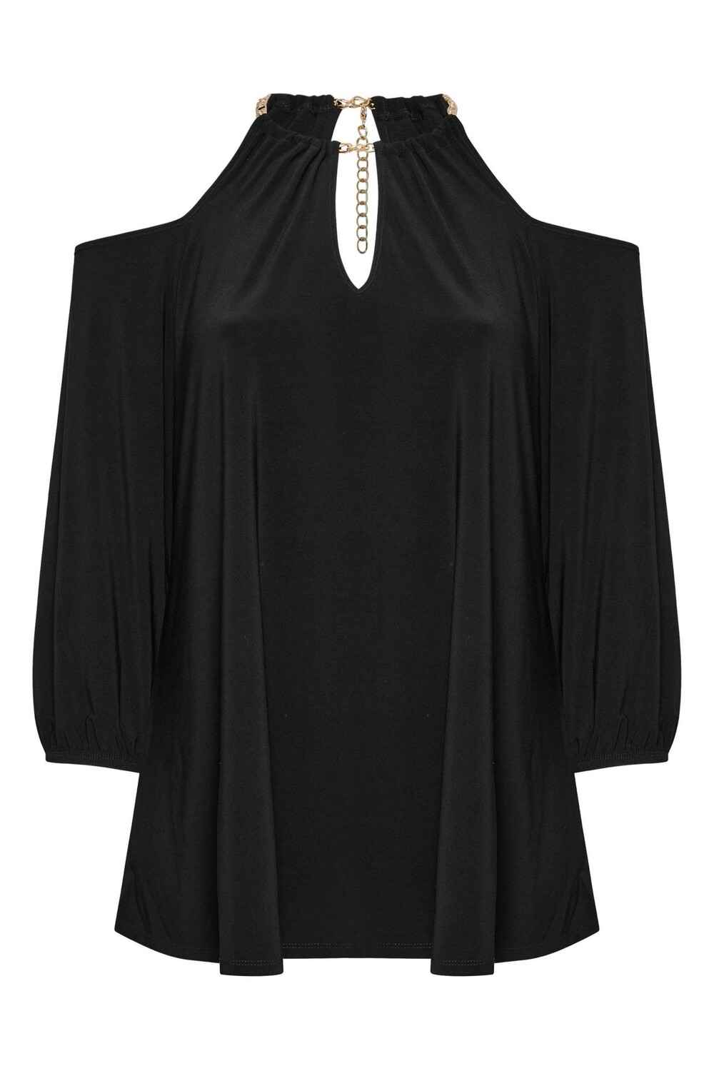 Топ с длинными рукавами и открытой плечевой цепочкой London Chain Halter Yours Curve, черный
Топ с длинными рукавами и открытой плечевой цепочкой London Chain Halter Yours Curve, черный