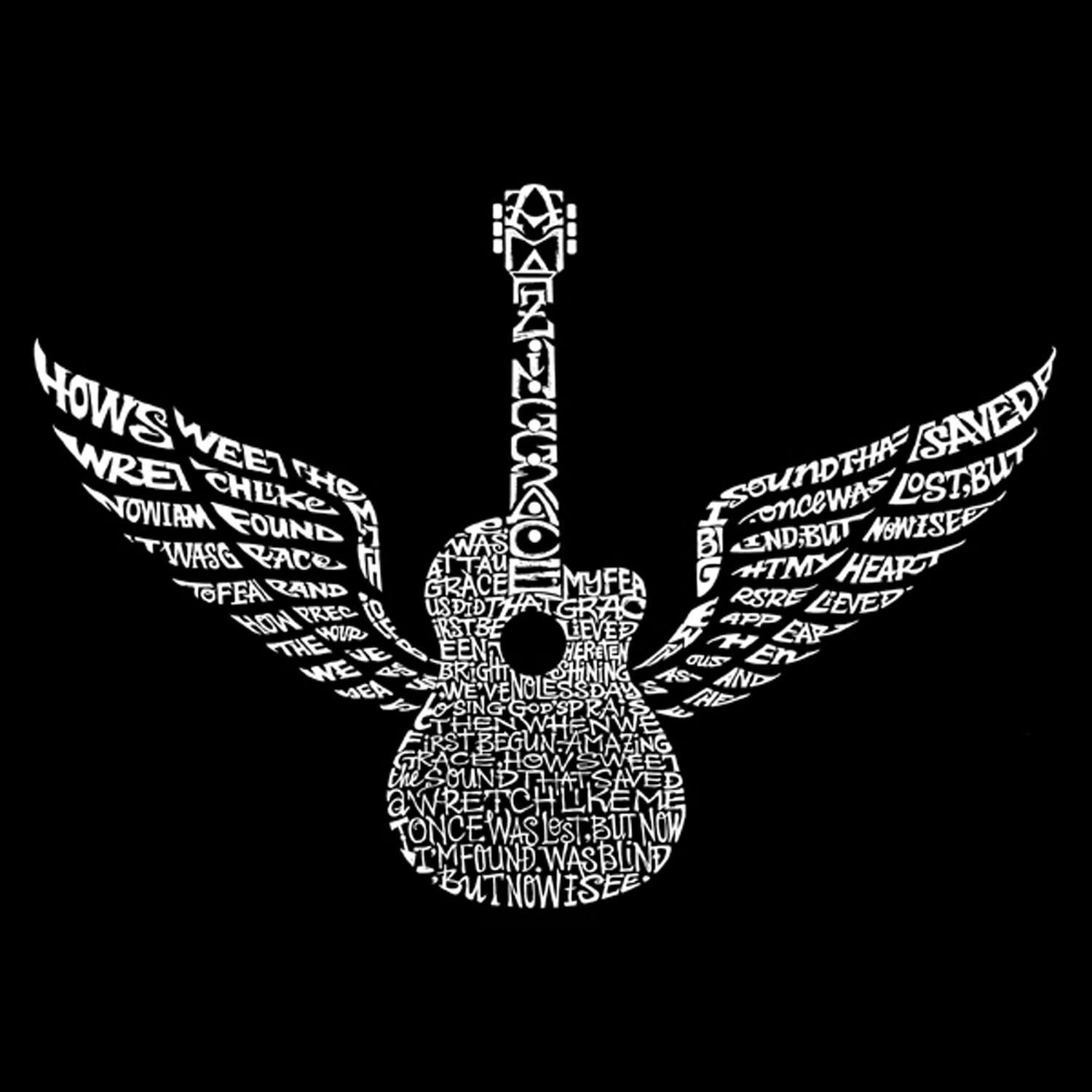 Amazing Grace - мужская толстовка с круглым вырезом Word Art LA Pop Art
Amazing Grace - мужская толстовка с круглым вырезом Word Art LA Pop Art