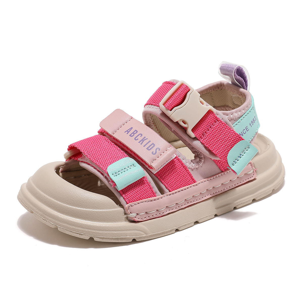 Скользостойкие легкие амортизирующие противоударные износостойкие низкие сандалии kids' ABC KIDS, бежевый/розовый
Скользостойкие легкие амортизирующие противоударные износостойкие низкие сандалии kids' ABC KIDS, бежевый/розовый