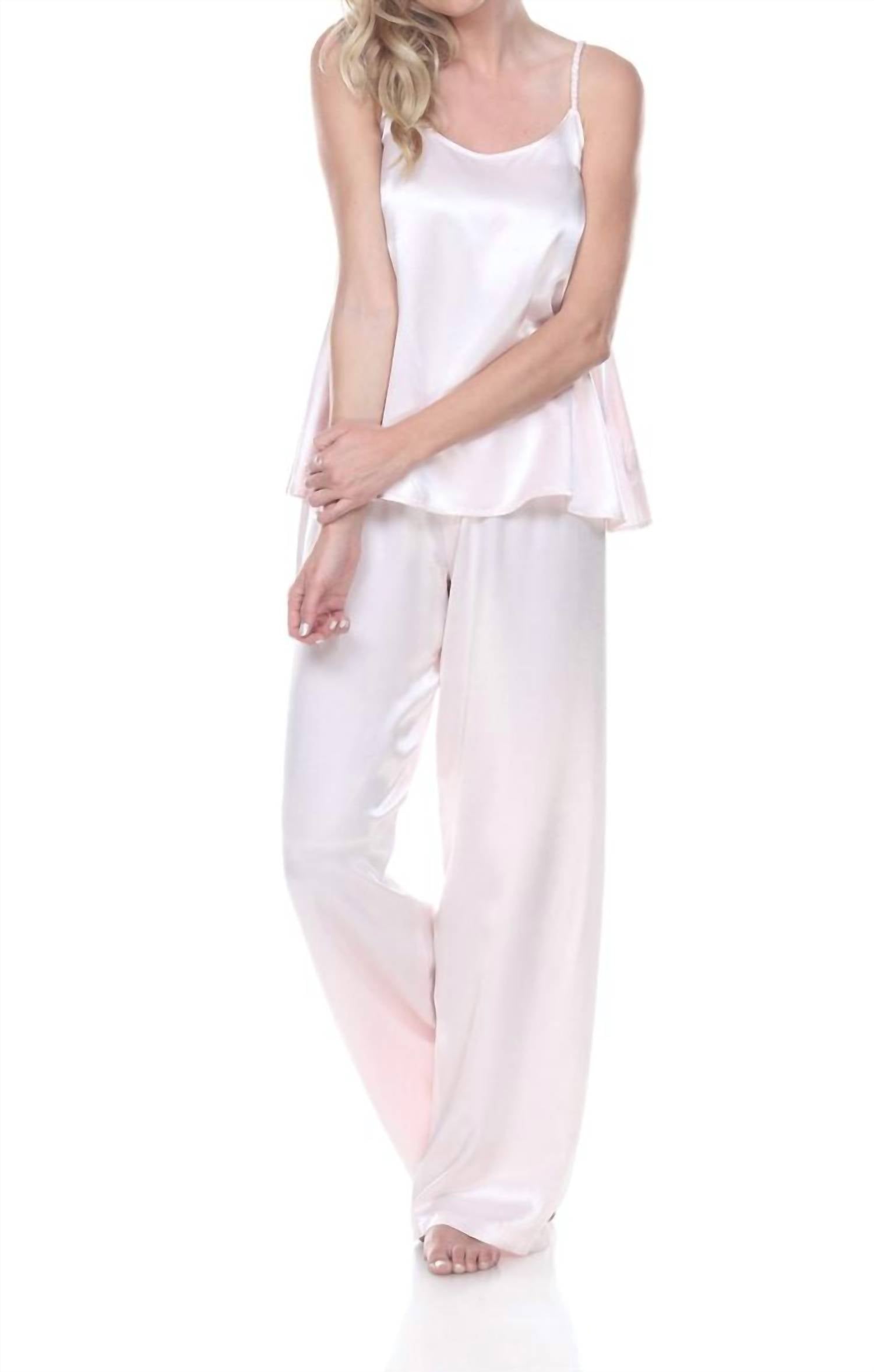 Сатиновая майка Daisy с плетеными бретелями и эластичной спинкой цвета румян PJ Harlow, красный
Сатиновая майка Daisy с плетеными бретелями и эластичной спинкой цвета румян PJ Harlow, красный