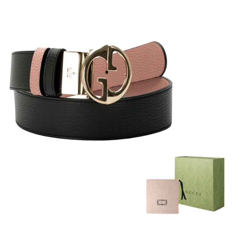 Ремень кожаный Gucci, черный / розовый
Ремень кожаный Gucci, черный / розовый