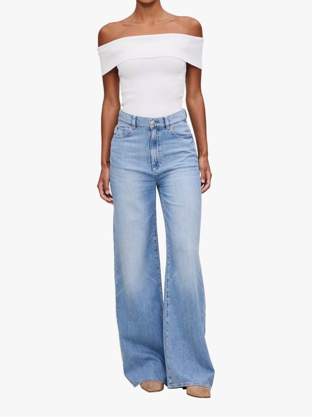 Широкие джинсы hepburn с высокой посадкой DL1961, светло-синий
Широкие джинсы hepburn с высокой посадкой DL1961, светло-синий