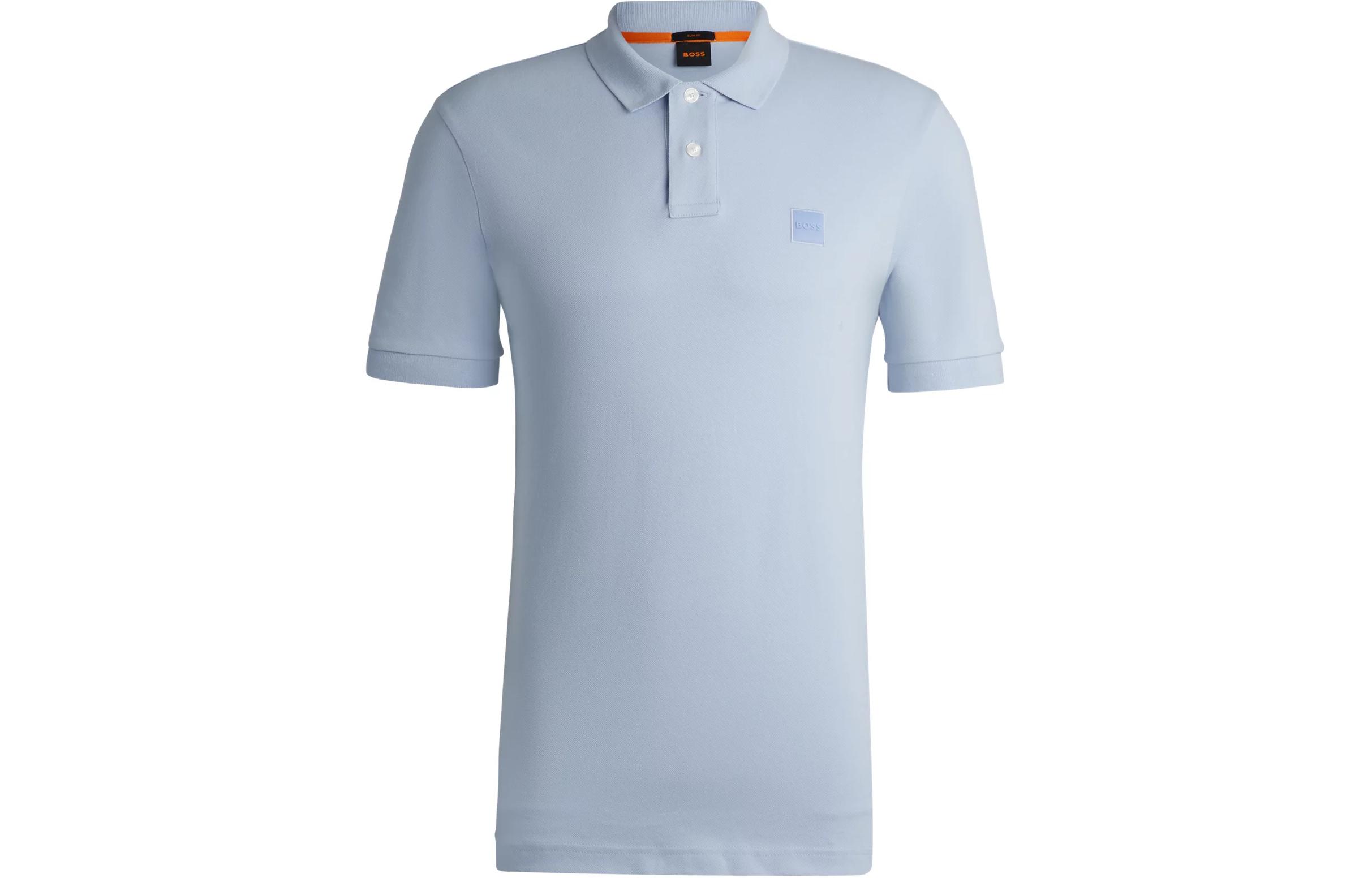 Поло с коротким рукавом и нашивкой Boss Logo HUGO BOSS, светло-голубой
Поло с коротким рукавом и нашивкой Boss Logo HUGO BOSS, светло-голубой