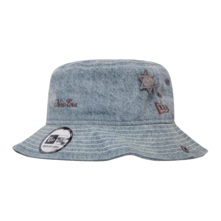 New Era Хлопковая кепка-ведро Unisex Denim
New Era Хлопковая кепка-ведро Unisex Denim