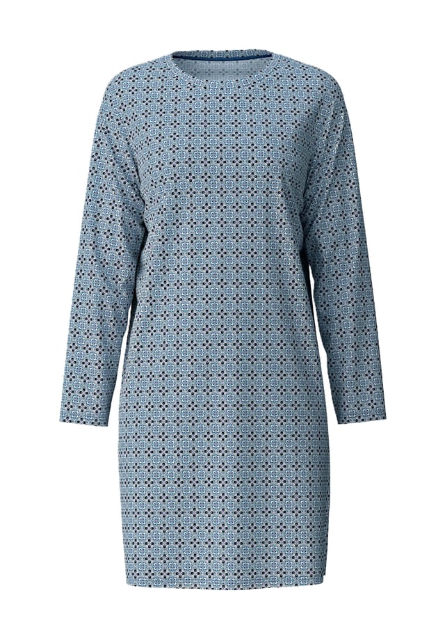 Спящая рубашка для весенних ночей с длинными рукавами дышащая Calida, синий
Спящая рубашка для весенних ночей с длинными рукавами дышащая Calida, синий