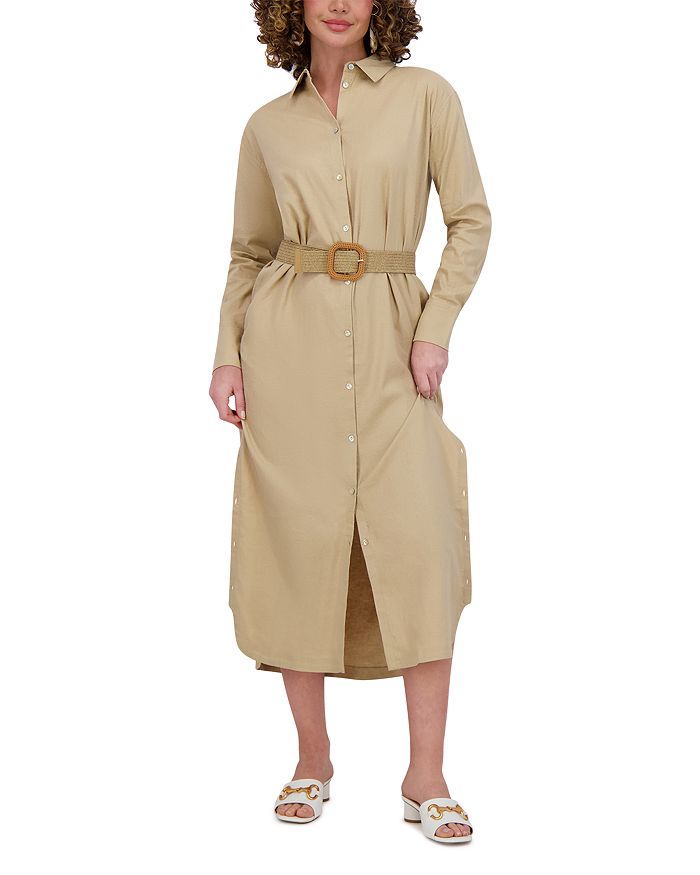 Льняное платье-рубашка Point, коричневый/бежевый
Льняное платье-рубашка Point, коричневый/бежевый