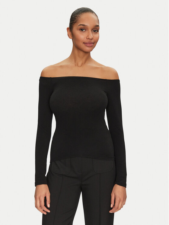 Облегающая блузка Glamour 15339763 Only, черный 
Облегающая блузка Glamour 15339763 Only, черный