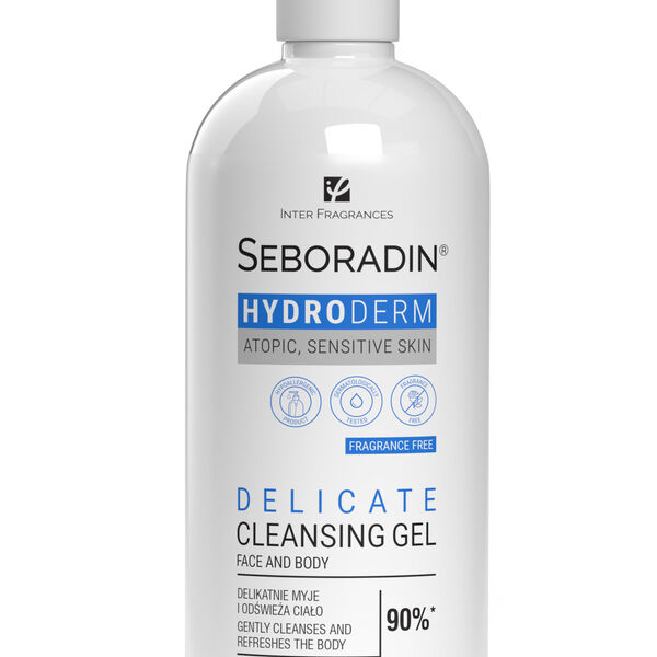 Очищающий гель для умывания лица и тела, 400 мл Seboradin Hydroderm
Очищающий гель для умывания лица и тела, 400 мл Seboradin Hydroderm