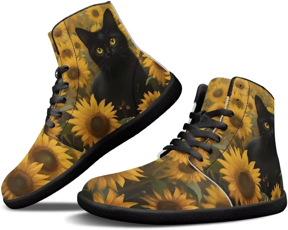 Высокие мужские кроссовки без каблука, легкие, противоскользящие, для повседневной ходьбы, с нулевым перепадом высоты подошвы Getelinseng, черный
Высокие мужские кроссовки без каблука, легкие, противоскользящие, для повседневной ходьбы, с нулевым перепадом высоты подошвы Getelinseng, черный