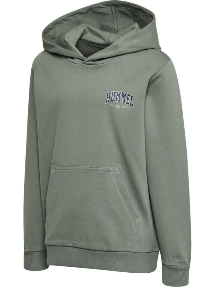 Детская толстовка с капюшоном зеленого цвета Hummel
Детская толстовка с капюшоном зеленого цвета Hummel