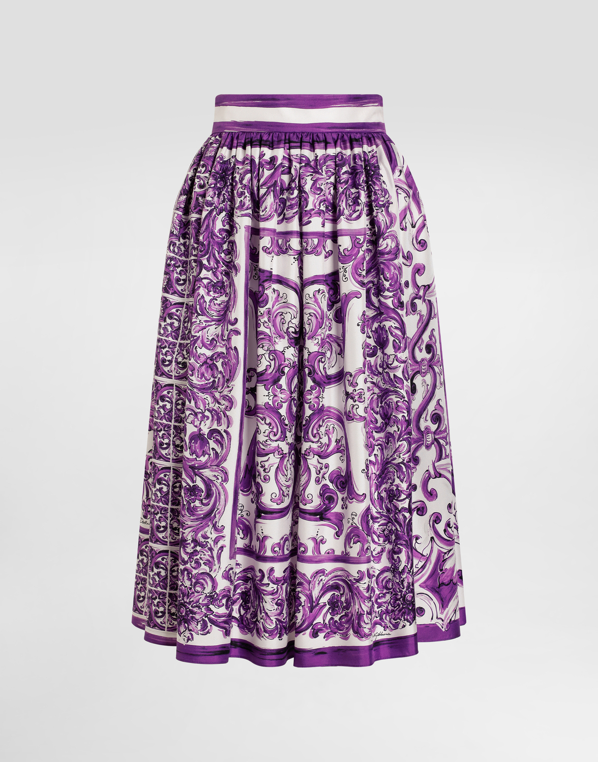 Юбка из саржи с принтом "майолика" Dolce & Gabbana, мультиколор
Юбка из саржи с принтом "майолика" Dolce & Gabbana, мультиколор