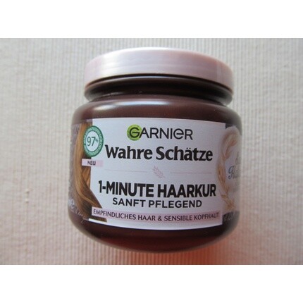 Garnier True Treasures 1-минутная маска для волос «Нежное питательное овсяное молочко»
Garnier True Treasures 1-минутная маска для волос «Нежное питательное овсяное молочко»