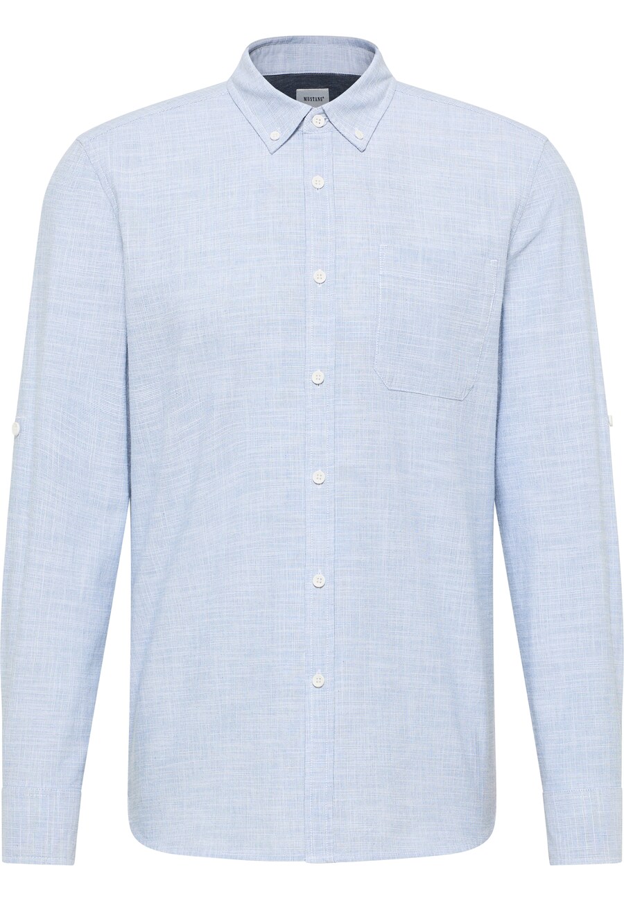Рубашка на пуговицах классического кроя MUSTANG Rawlins, пастельный синий
Рубашка на пуговицах классического кроя MUSTANG Rawlins, пастельный синий
