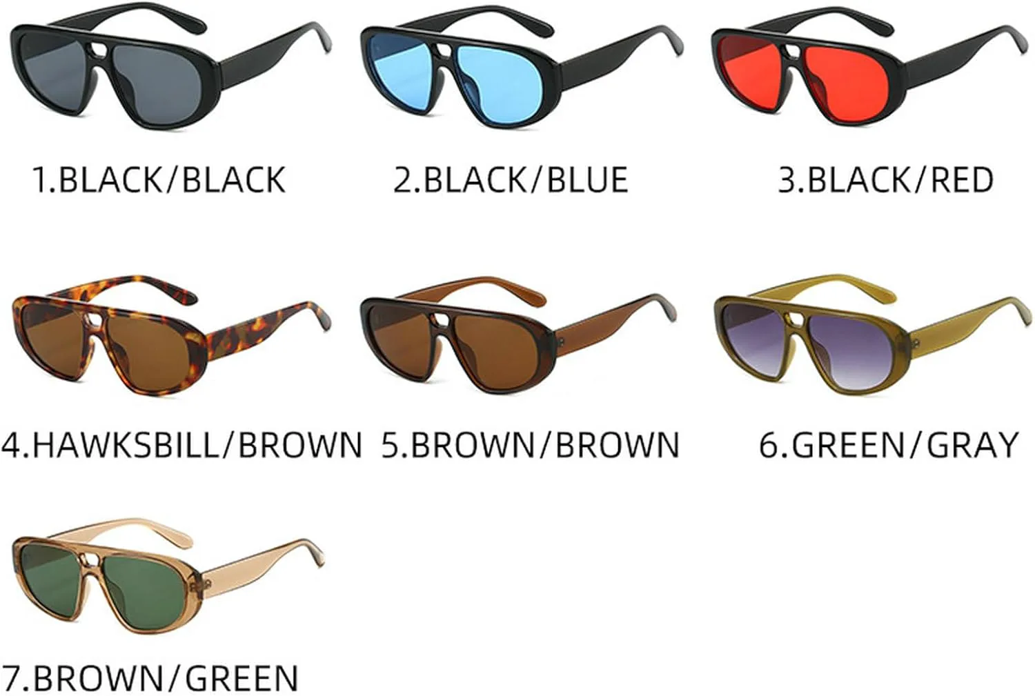 Модные солнцезащитные очки-пилот для женщин в стиле ретро-винтаж 70-х годов с защитой от УФ-излучения, массивные солнцезащитные очки-пилот 2025 года mincl, Blue
Модные солнцезащитные очки-пилот для женщин в стиле ретро-винтаж 70-х годов с защитой от УФ-излучения, массивные солнцезащитные очки-пилот 2025 года mincl, Blue