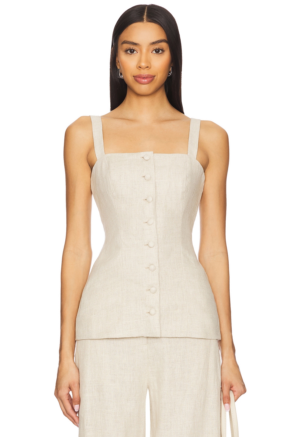 Жилет Corbiere от Faithfull The Brand, oatmeal 
Жилет Corbiere от Faithfull The Brand, oatmeal