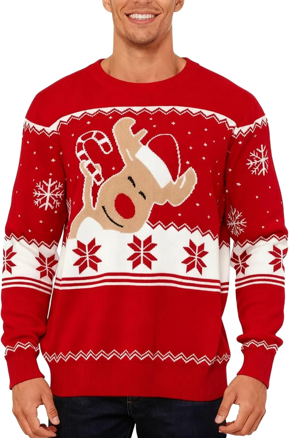 Рождественский свитер Unisex Adult Holiday Xams Ugly Knit Pullover Hiseewuun
Рождественский свитер Unisex Adult Holiday Xams Ugly Knit Pullover Hiseewuun