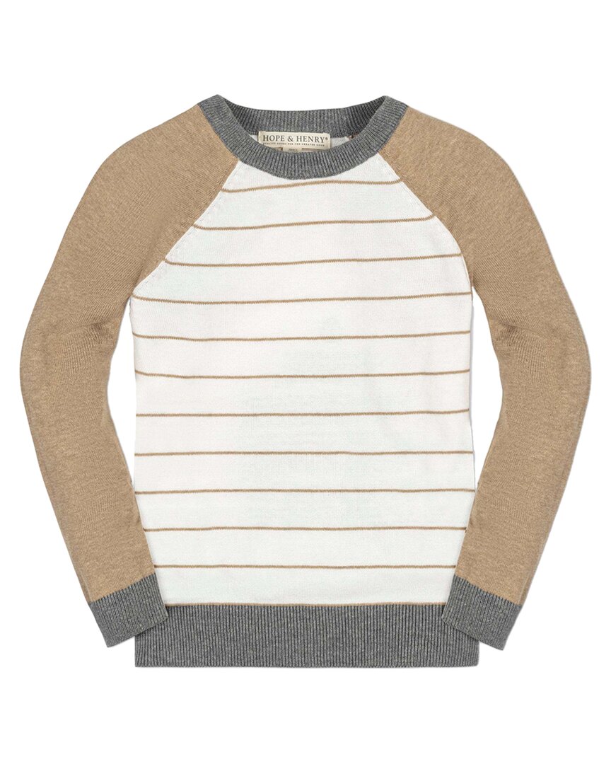 Хоуп энд Хенри Реглан Свитер с цветными блоками HOPE & HENRY, коричневый
Хоуп энд Хенри Реглан Свитер с цветными блоками HOPE & HENRY, коричневый