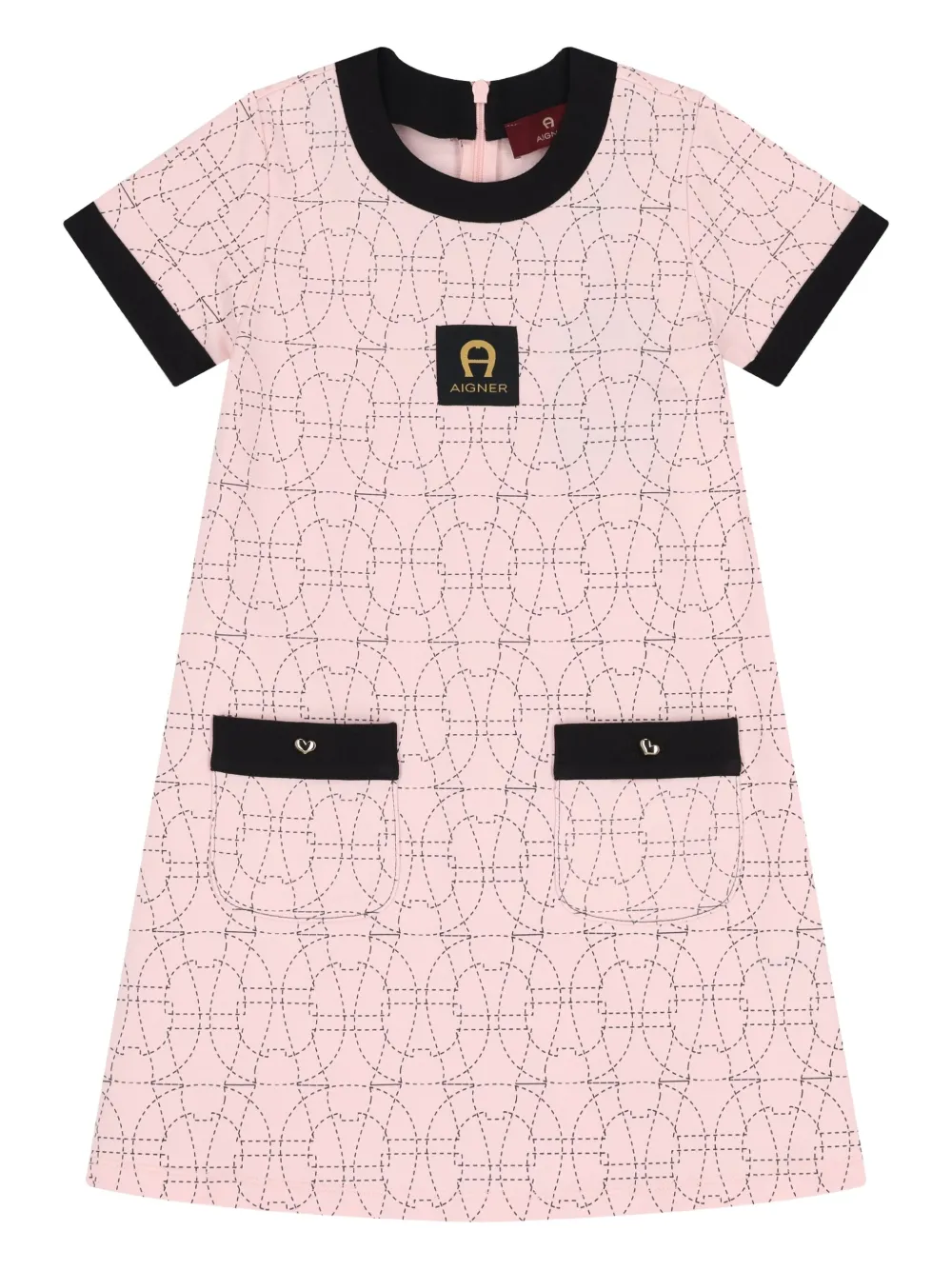 Повседневное платье с короткими рукавами и логотипом Aigner Kids, розовый
Повседневное платье с короткими рукавами и логотипом Aigner Kids, розовый