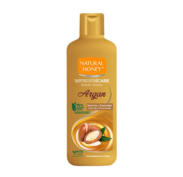 Питательный гель для душа Sensorial Care Argan Natural Honey, 600 ml
Питательный гель для душа Sensorial Care Argan Natural Honey, 600 ml